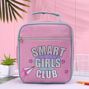 Aeropostale Smart Girls Club Lunch Box Bag Pink / Blue